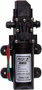 kishan ARUSPRAY AR-05 Heavy Duty 12v DC Battery Electric Portable Diaphragm Pump110 PSI Kit Used as Car Washer ac Cleaning Agriculture Sprinkler Water Drip Irrigation Clearing House Shower Spray Diaphragm Water Pump