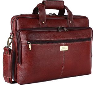 india leather Men Brown Messenger Bag