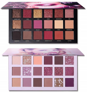 NYN HUDA 36 Colors Matte Shimmer Highly Pigmented EyeShadow for Girls The Black Magic 36 g