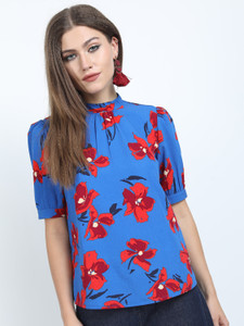 Tokyo Talkies Casual Printed Women Multicolor Top