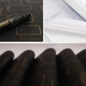 doodad 510 cm Golden Print Self Adhesive Sticker