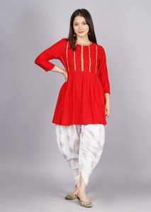 TFP Women Kurta Dhoti Pant Set