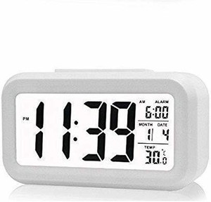 Purabelle Digital White Clock