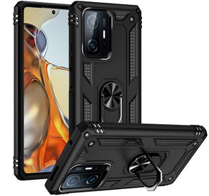 RUNICHA Back Cover for Mi 11T Pro 5G, Black - Image 3