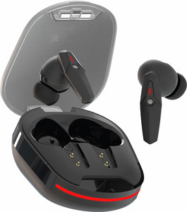 WINGS Phantom 105 Earbuds with Game Mode, ENC, 40 Hours Playtime, RGB Light Bluetooth Gaming