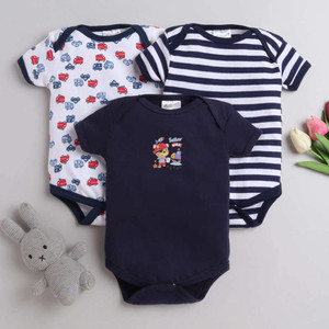 tiniberry Romper For Baby Boys & Baby Girls Printed Cotton Blend