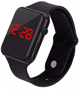 Rich Club Digital Black LED Band Watch Smartwatch