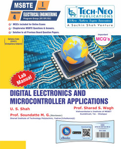 Digital Electronics Microcontroller Applications And For MSBTE I Scheme ...
