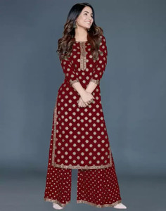 Riyaclothing Women Kurta Palazzo Set