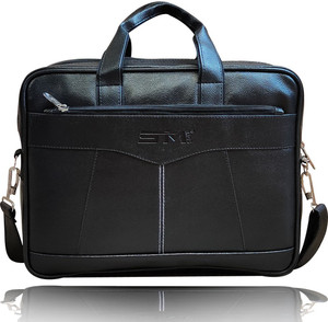 SM BAGS Men Black Messenger Bag