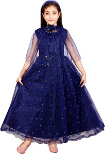 SVM Fashions Girls Maxi/Full Length Party Dress
