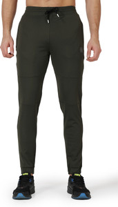 NDLESS SPORTS Solid Men Olive Track Pants