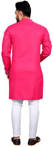 tradenest Men Solid Asymmetric Kurta