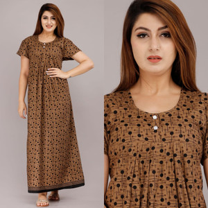 Rajmhalprints Women Nighty