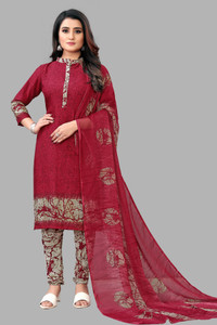 Kashvi Cotton Blend Printed Salwar Suit Material