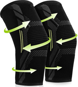 Leosportz 2 Pack Knee Brace, Compression Sleeve Support Unisex, Running,Gym, Hiking Knee Support