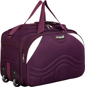 Axen (Expandable) 50 L Strolley Duffel Bag - 21 inch/55 cm Luggage Travel Duffel Bag with 2 Wheels Duffel With Wheels (Strolley)