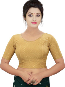 PU Fashion Round Neck Women Blouse