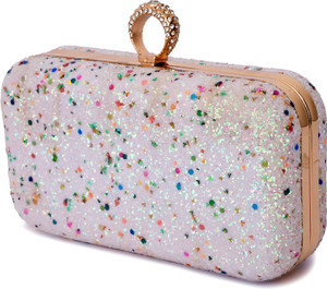 FOR THE BEAUTIFUL YOU Party White  Clutch