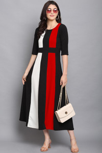 london belly Women Maxi Red Full Length Dress