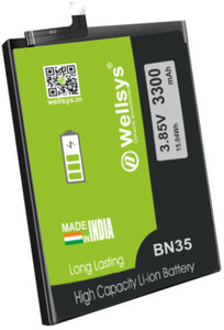 WELLSYS Mobile Battery For Xiaomi Redmi 5 | BN35 | 3300mAh