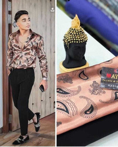 DHARMESH ENTERPRISE Polycotton Printed Shirt & Trouser Fabric