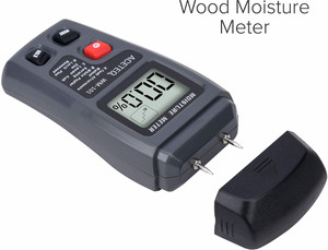 thermomate Wood Moisture Meter for Firewood, Small Handheld Wood Moisture Detector WM101 Pin-Type Digital Moisture Measurer