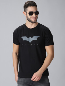 Y.O.U - Youth Original Unique Graphic Print Men Round Neck Black T-Shirt