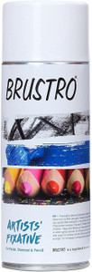 BRuSTRO Fixative 400 ml Spray Can Pastel Medium - Image 2