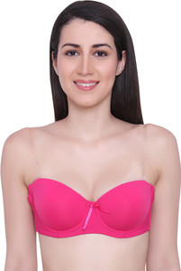 Glamoras Women T-Shirt Heavily Padded Bra