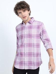 HIGHLANDER Men Checkered Casual Multicolor Shirt