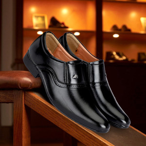 M H Footwear 100% Pure Leather Moccasions Party wear formal office shoes (Highly Comfortable) Slip On For Men