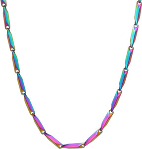 Fashion Frill Silver Plated Stainless Steel Chain