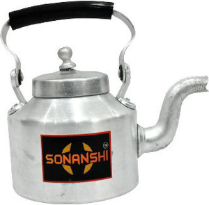 Sonanshi Aluminium Traditional Roadside Cutting Chai/Tea Kettle for Tea/Coffee Tea Urn