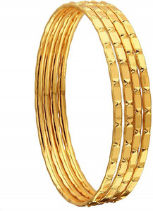 CUTE GOLD Copper Gold-plated Bangle