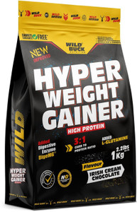 WILD BUCK Hyper Weight Gainer With Protein,Glutamine,Minerals & Enzymes For Massive Gain Weight Gainers/Mass Gainers