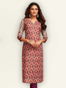 Jevi Prints Women Printed Straight Kurta