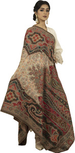 Shal-é-Pashm Wool Woven Women Shawl