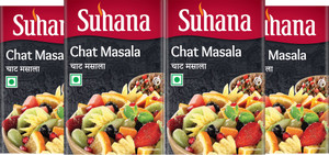 SUHANA Chat Masala 50g Box-Pack of 4