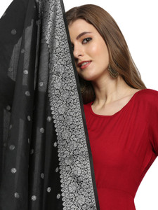 DUPATTA BAZAAR Silk Blend Woven Women Dupatta