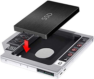 TERABYTE 9.5 MM CADDY 2.5'' HDD Internal SATA Second CD/DVD-ROM to Expanded Data Storage 2.5 inch 9.5MM Internal Hard Drive Enclosure/HDD CADDY