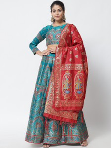 Fabcartz Self Design Semi Stitched Lehenga Choli