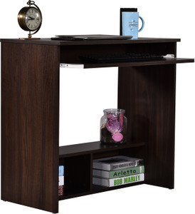 DeckUp Bonton Walnut Engineered Wood Study Table
