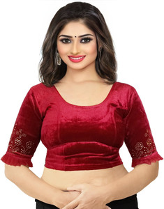 PU Fashion U-Neck Women Blouse