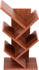 mahaakaay Studio Desk Organizer Wood Book Shelf Bookcase Space Saving Holder CW Engineered Wood Open Book Shelf