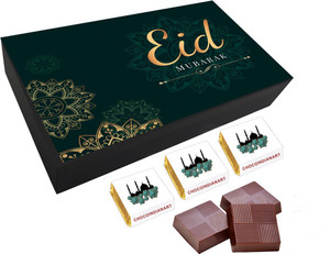 चोचोइंडियानार्ट Super Eid Mubarak, 06pcs Delicious Chocolate Gift,