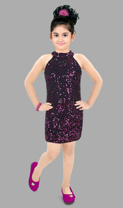 NAIVETY Indi Girls Above Knee Party Dress