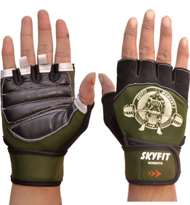 SKYFIT COMBO Of 2 Gym Sports and Workout Gloves For Men And Women Gym & Fitness Gloves