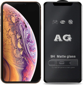 SAVD Edge To Edge Tempered Glass for iPhone X/Xs Screen Protector Tempered Glass| Matte Finish OG Glass| Full Screen Coverage| [Case-Friendly] & [Easy Installation] Design for iPhone X/Xs (Matte Feel Temper)