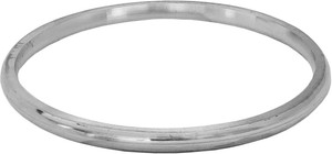 M Men Style Stainless Steel Sterling Silver Kada